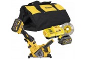 DeWALT DCG4610T2-QW (DCG414 + DWE46225 + 2 x 6,0 Ah + DCB118 + Tasche)