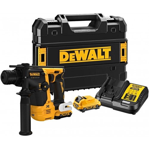 DeWALT DCH072L2-QW Akku-Bohrhammer SDS-Plus (1,1J/12V/2x3,0 Ah) Tstak