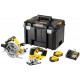 DeWALT DCK2012P2T Akku-Kombopack (DCS570+DCS334 + 18V/2x5,0Ah) Tstak
