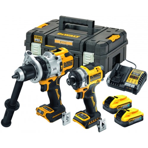 DeWALT DCK2200H2T Akku-Kombopack (DCD1007 + DCF860 + 18V/2x5,0Ah PowerStack) Tstak