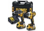 DeWALT DCK268P2T-QW gesetzt Combo + drill Schlagdreher in einem Fall (2x5,0Ah/18V) TstakI