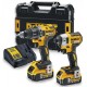 DeWALT DCK268P2T-QW gesetzt Combo + drill Schlagdreher in einem Fall (2x5,0Ah/18V) TstakI