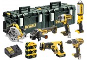 DeWALT DCK623P3 Kombo set 18V (DCG405,DCS367,DCS570,DCF887,DCD796,DCL050,2 xDS300,DCB115)