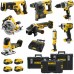 DeWALT DCK820P4 Akku-Kombopack 8-teilig 18 V 5 Ah