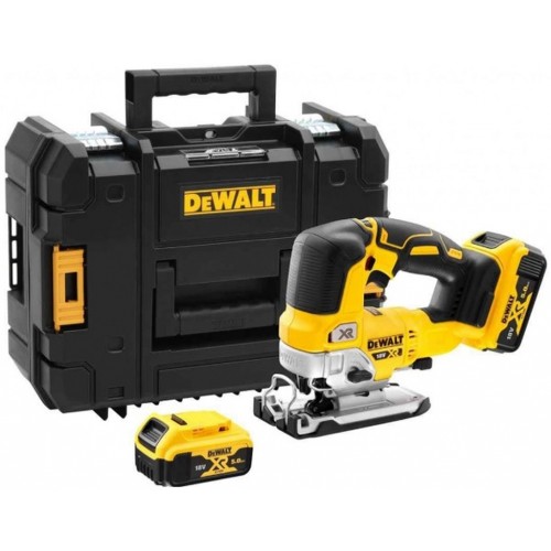 DeWALT DCS334P2-QW Akku-Stichsäge XR (18V/2x5,0Ah) Tstak