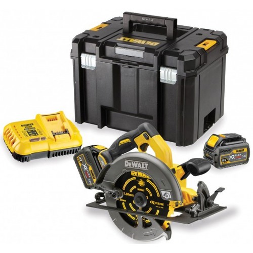 DeWALT DCS575T2-QW Akku-Handkreissäge XR FlexVolt (190mm/54V/2x6,0Ah) Tstak box