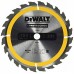 DeWALT DT1938-QZ Kreissägeblatt für Handkreissägen, 184 x 16 mm, 18WZ