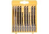 DeWALT DT2290-QZ Stichsaegeblaetter-Set 10-tlg. Holz