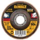 DeWALT DT30611-QZ Extreme Fächerscheibe 4 1/2" 115 mm x 22,23 mm Körnung 60