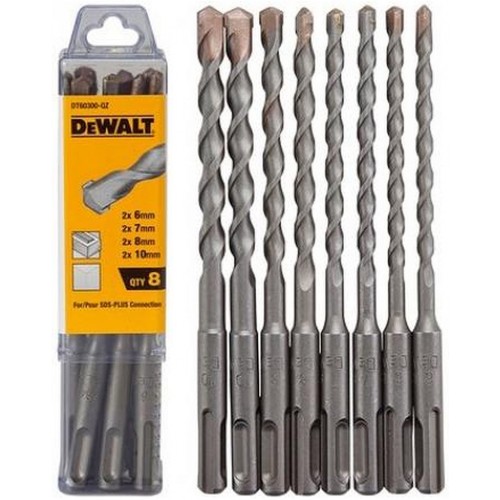 DeWALT DT60300-QZ Hammerbohrer-Set 8-tlg. SDS-plus