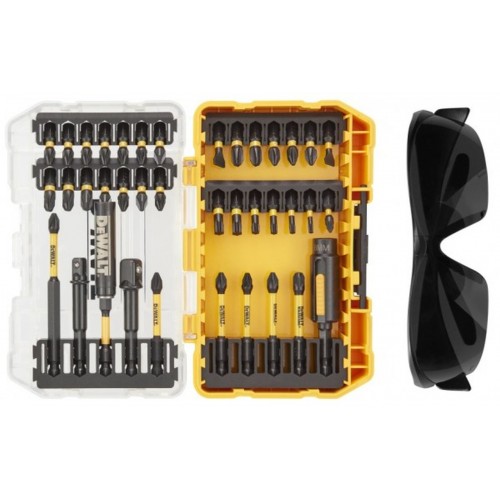 DeWALT DT70740T Schraubendreher-Set 38-teilig + Schutzbrille