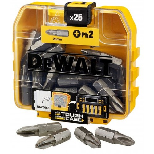 DeWALT DT71522-QZ Bitbox 25x PH 2 Bits, High Performance, im Tough Case