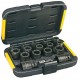 DeWALT DT7506-QZ Steckschlüssel-Set schlagfest 1/2ˇ, 17-teilig