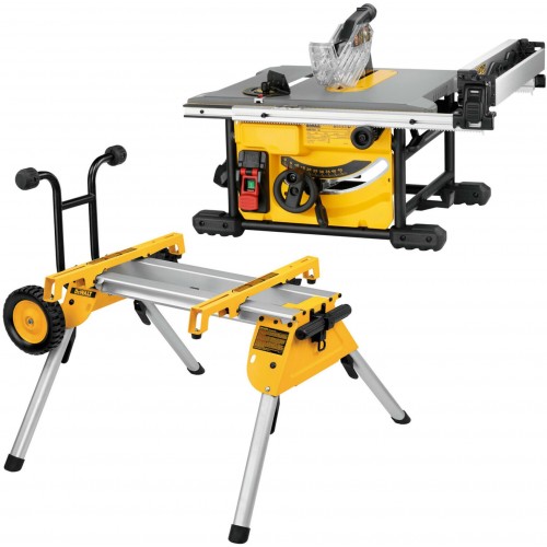 DeWALT DWE7485RS-QS Tischkreissäge (1850W/210mm) + DE7400 Untergestell