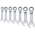 DeWALT DWMT19261-0 7-teiliges Set kurzer Ring-Maulschlüssel mit Ratsche