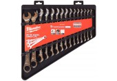 Milwaukee Gabel-Ringschlüsselsatz 15-tlg.metr. 4932464994