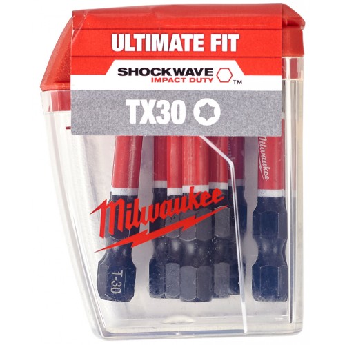 Milwaukee Shockwave Schraubbits TX30 50 mm- 10 Stk.4932471574