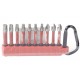 Milwaukee SHOCKWAVE Bit-Set mit Karabiner 10-teilig TX/PZ/PH 4932480941