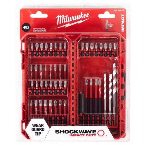 Milwaukee Shockwave Set Bohren & Schrauben 48-teilig 4932492005