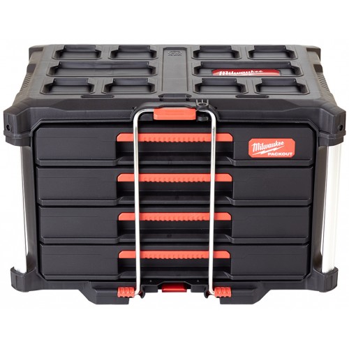 Milwaukee PACKOUT Koffer mit 4 Schubladen 4932493189