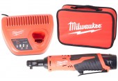 Milwaukee M12 IR-201B Akku-Ratsche (1/4"/12V/1x2,0Ah) Transporttasche 4933441725