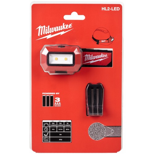 Milwaukee HL2-LED Leuchte (Kopflampe) 4933471286