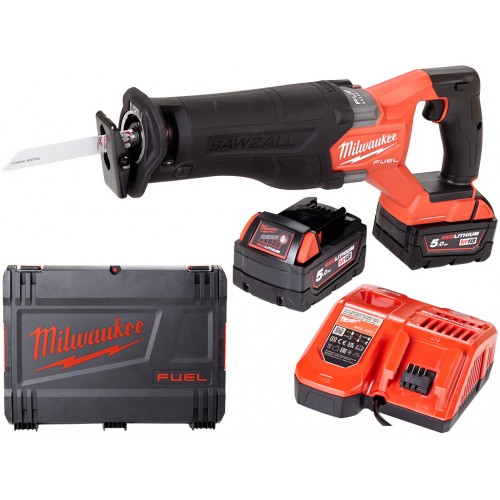 Milwaukee M18 FSZ Akku-Säbelsäge (18V/2x5,0Ah) HD Box 4933478291 Milwaukee M18 FSZ Akku-Säbelsäge (18V/2x5,0Ah) HD Box 4933478291