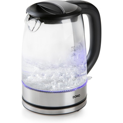 DOMO Wasserkocher - Glas, 1,7 l DO9266WK