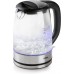 DOMO Wasserkocher - Glas, 1,7 l DO9266WK