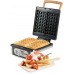 DOMO Waffeleisen 4x7 mit Thermostat, weiß DO9274W