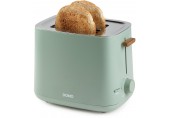DOMO WOOD YOU Toaster für 2 Scheiben, 1000 W, grün DO973T