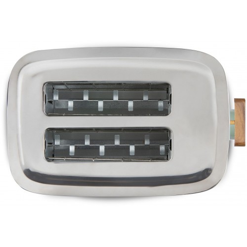 DOMO WOOD YOU Toaster für 2 Scheiben, 1000 W, grün DO973T