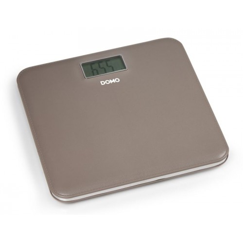 DOMO Personenwaage Leatherlook hell braun DO9160W