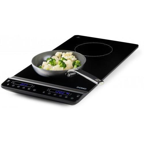 DOMO Induktionskochfeld – vertikale Doppelkochplatte DO30211IP