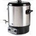DOMO Einkochautomat, Edelstahl mit LCD - 2 Öffnungen - Edelstahlhahn (27l/2000W) DO42329PC