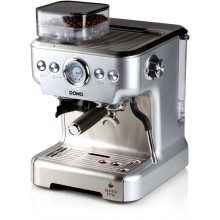DOMO Espressomaschine 20bar, mit Mahlwerk, 1620W DO725K