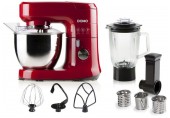 DOMO Küchenmaschine mit Mixer 700W, Rot DO9145KR