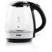 DOMO Wasserkocher schnurlos (1,2Liter / 2200Watt) , Schwarz/Silber DO9218WK