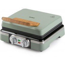 DOMO Waffeleisen 4×7 mit Thermostat und Timer – grün DO9279W