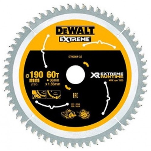 DeWALT DT99564-QZ Kreissägeblatt Handkr. 190 x 30mm 60WZ/FZ