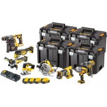 DeWALT DCK865P4T-QW Akku-Kombopack , Schlagbohrschrauber 18V XR 4 x 5Ah TSTAK