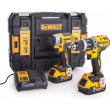 DeWALT DCK266P2-QW Akku-Set DCD796 / DCF887 (18V/2x5,0Ah) +TSTAK