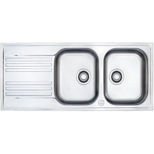 Franke Euroform EFL 621, 1160x475 mm. Edelstahlspüle Leinen Struktur 101.0060.611