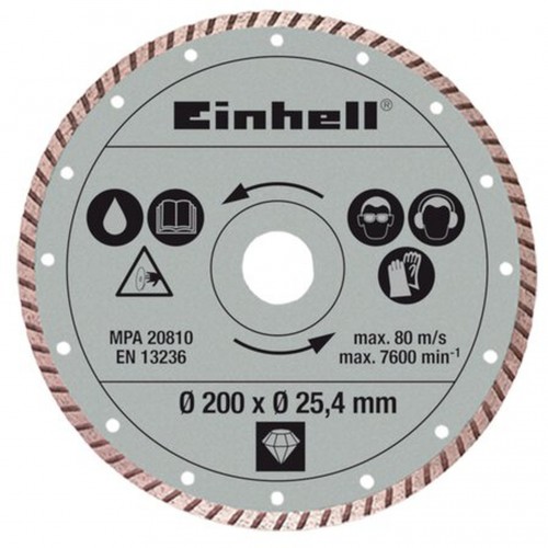 Einhell Diamant-Trennscheibe TURBO 200x25,4 mm für Fliesen 4301175