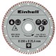 Einhell Diamant-Trennscheibe TURBO 200x25,4 mm für Fliesen 4301175