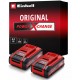 Einhell PXC Akku 2x (18V/4,0Ah) Twinpack 4511629