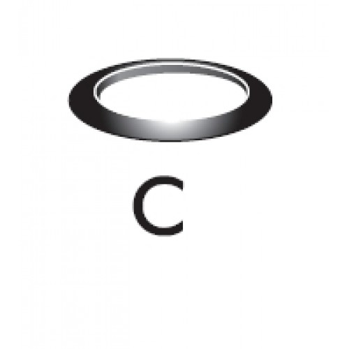 Scheibe DN 80 schwarz EROS80N