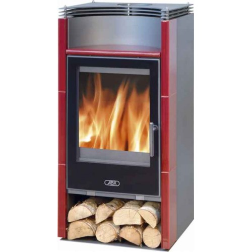 ABX SKAGEN exklusive, Holz-Kaminofen, bordeaux 4651-EXB ABX SKAGEN exklusive, Holz-Kaminofen, bordeaux 4651-EXB