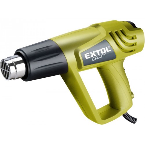 EXTOL CRAFT Heißluftpistole 2000 W, 350/550 GradC, 500/300 l/min, 1 Stück, grün, 411013 EXTOL CRAFT Heißluftpistole 2000 W, 350/550 GradC, 500/300 l/min, 1 Stück, grün, 411013