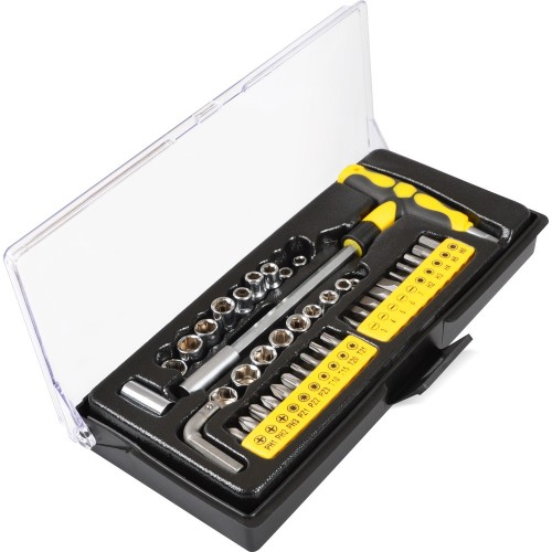 FIELDMANN FDS 1009-41R T-Schraubendreher mit Bits und Muttern 50001183